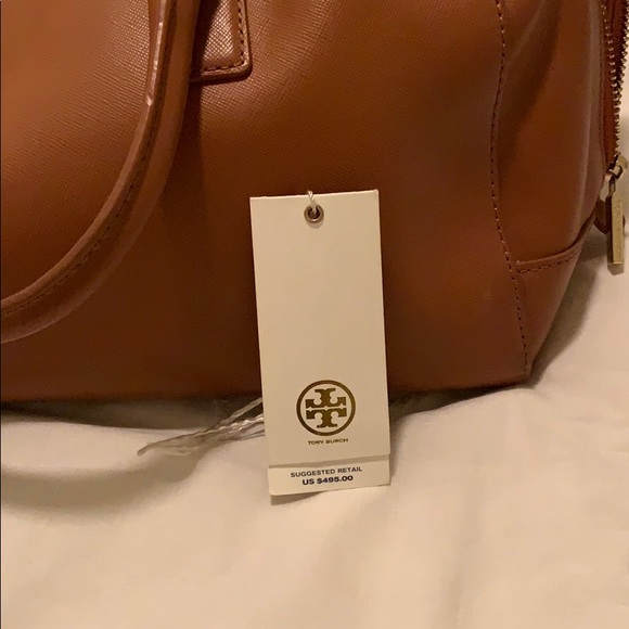 Tory Burch Camel Doctor’s Bag - retail $495 - Picture 2 of 4